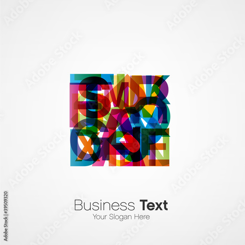 logo abstrait alphabet