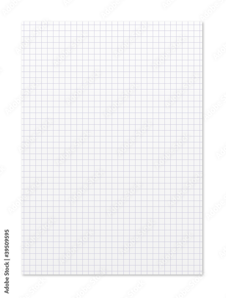 Papier bristol isolé