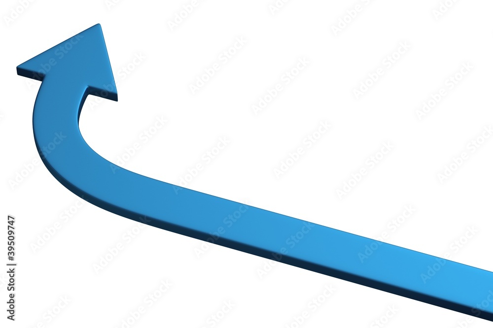 Arrow on white background. Pointing up Arrow on white background. Pointing up