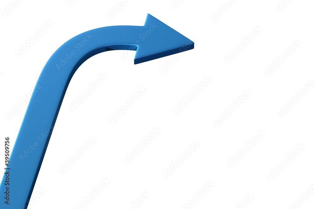 Arrow on white background. Pointing up Arrow on white background. Pointing up