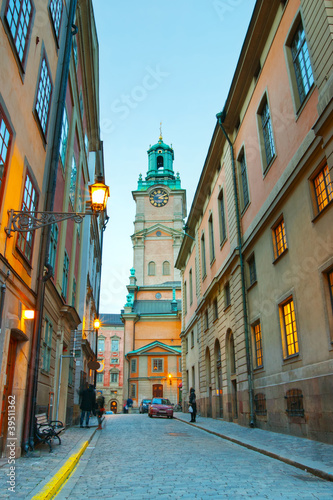 Canvas Print Gamla Stan, Stockholm