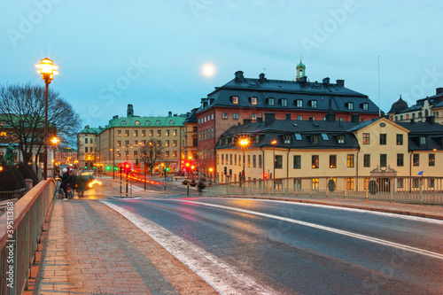 Stockholm at dusk