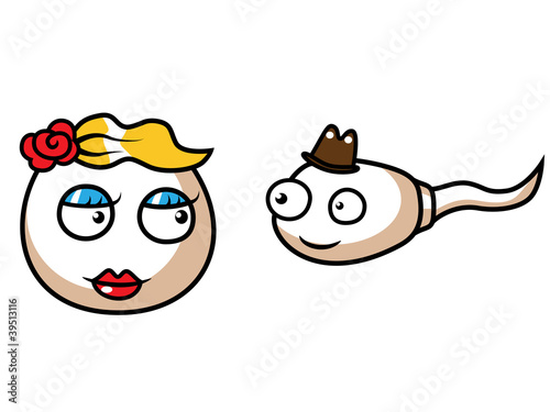Sperm and egg couple
