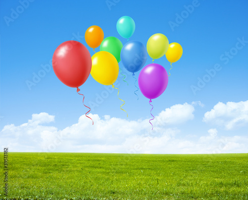 Bunte Luftballons