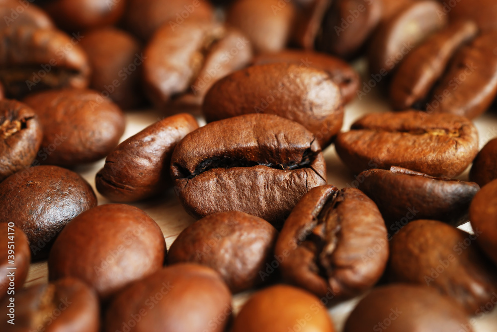 Naklejka premium Coffee beans