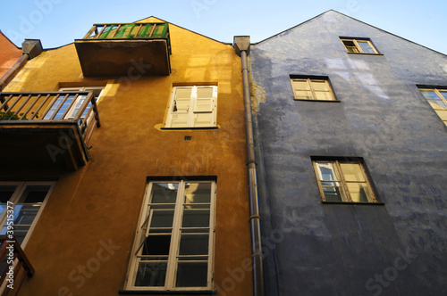 Colored houses photo