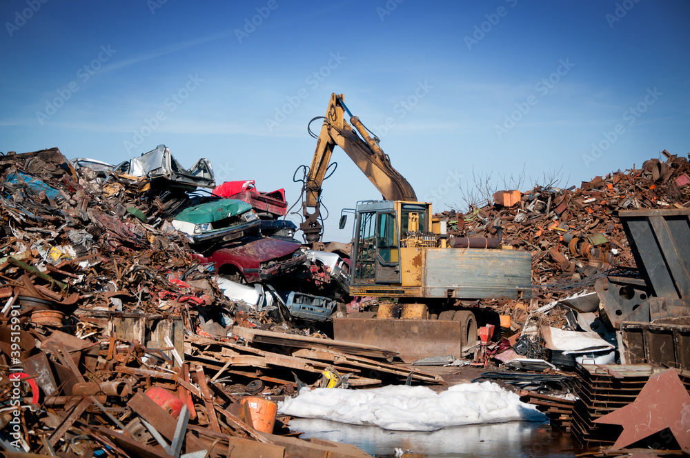 Fototapeta premium Recykling metali