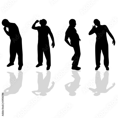 man in indecent poses