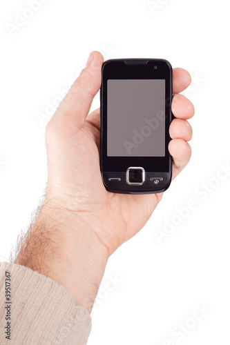 Wallpaper Mural smart phone in hand Torontodigital.ca