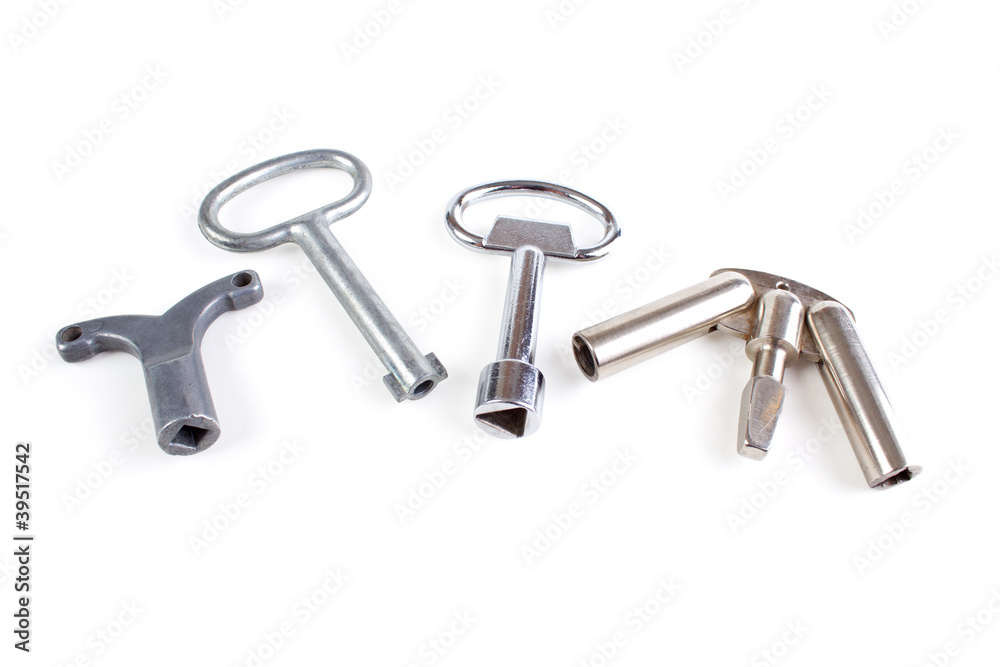 Different emergency release security keys Different emergency release security keys
