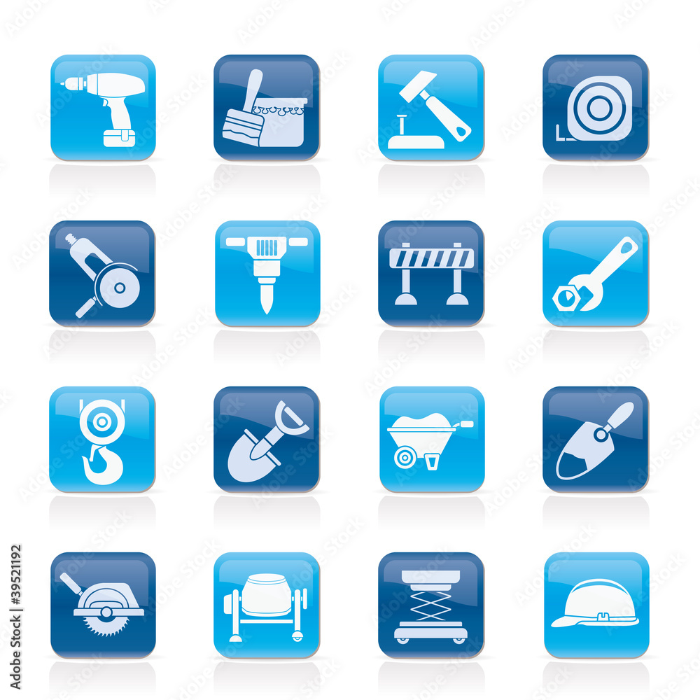 building and construction icons - vector icon set building and construction icons - vector icon set