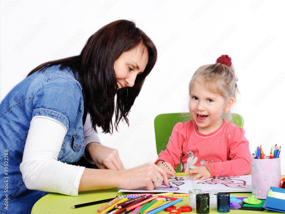 Painting girl Painting girl