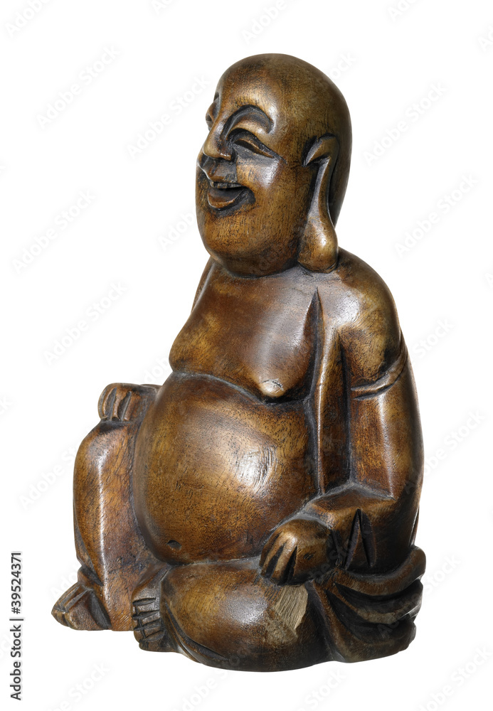 Buddha made of dark wood