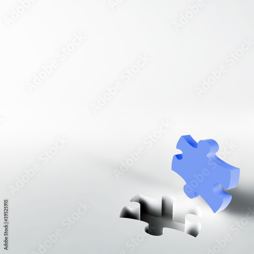 blue puzzle in the corner o...