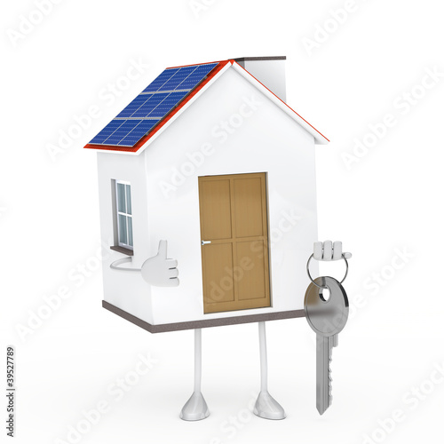 house figure with key