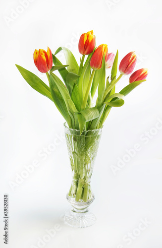 Wallpaper Mural Bouquet of tulips in the vase Torontodigital.ca