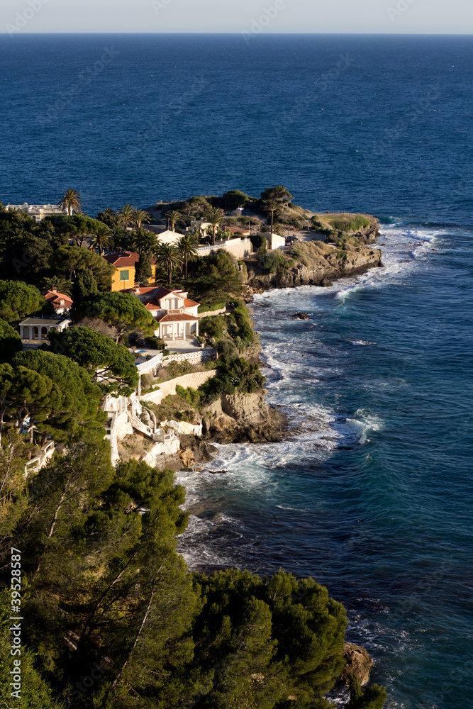 The Coast Along The Cte d'Azur In France
