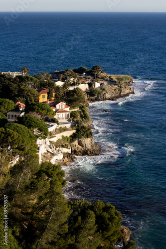 Fototapeta Naklejka Na Ścianę i Meble -  The Coast Along The Cte d'Azur In France