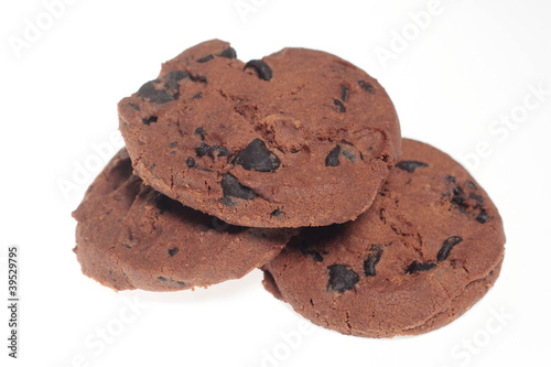 Coockies on a white background