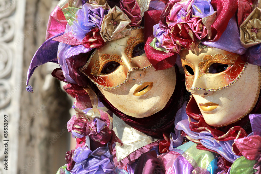 Naklejka premium Jesters couple