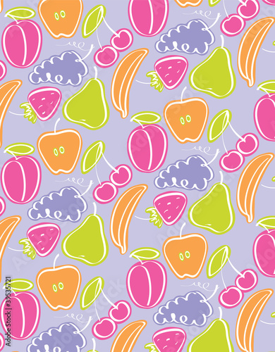 colorful fruit pattern