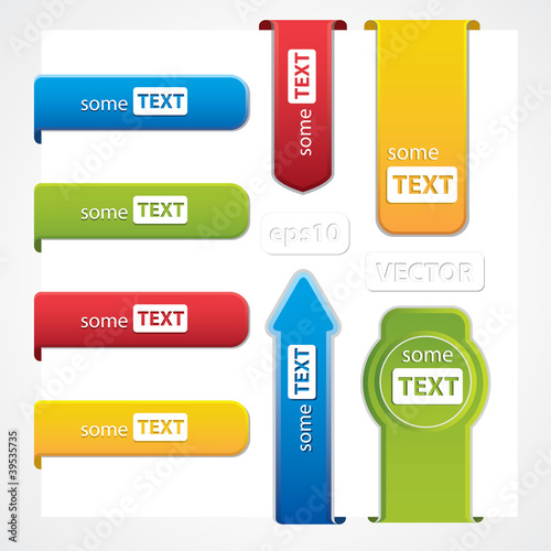 Set of paper tags