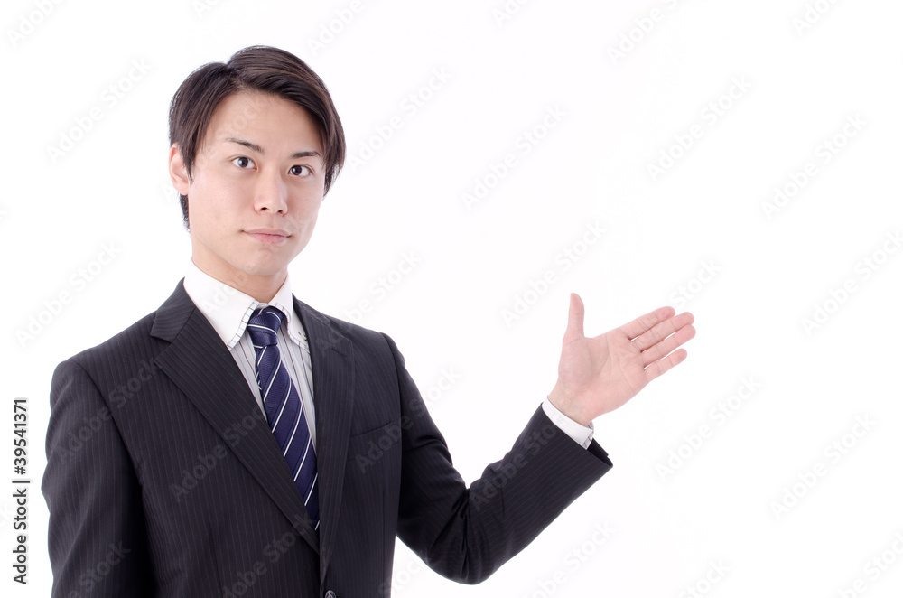 a portrait of asian businessman showing a portrait of asian businessman showing
