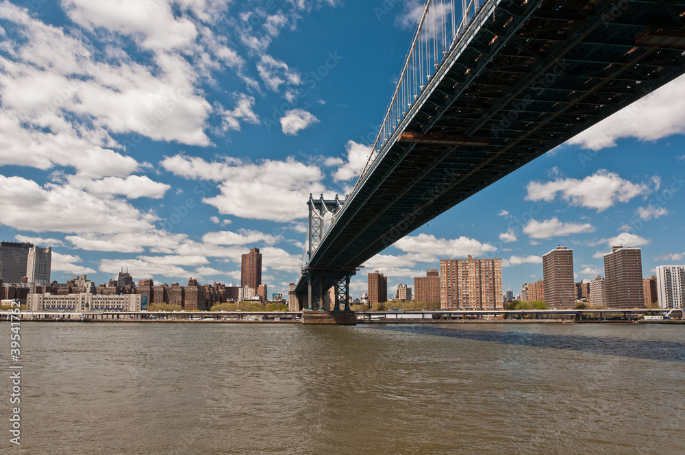 Naklejka premium Most na Manhattanie w Nowym Jorku