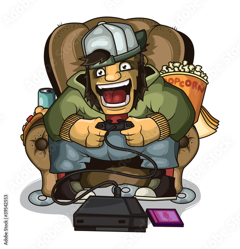 Gamer screaming