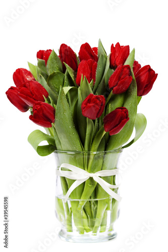 Fototapeta Naklejka Na Ścianę i Meble -  red tulips