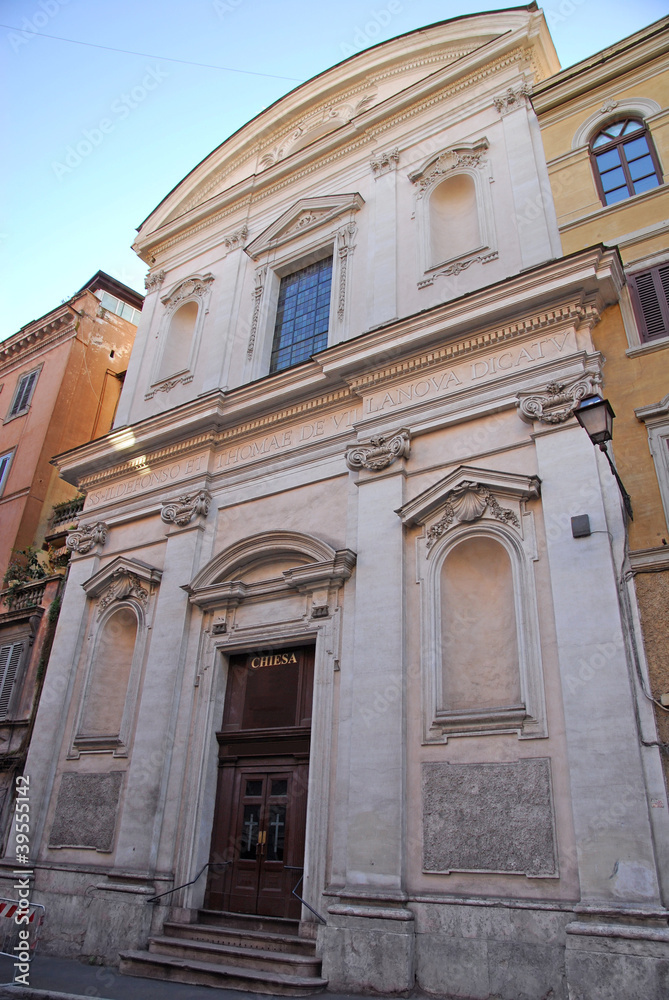Rome, Ildefonso and Thomas de Villanova church.