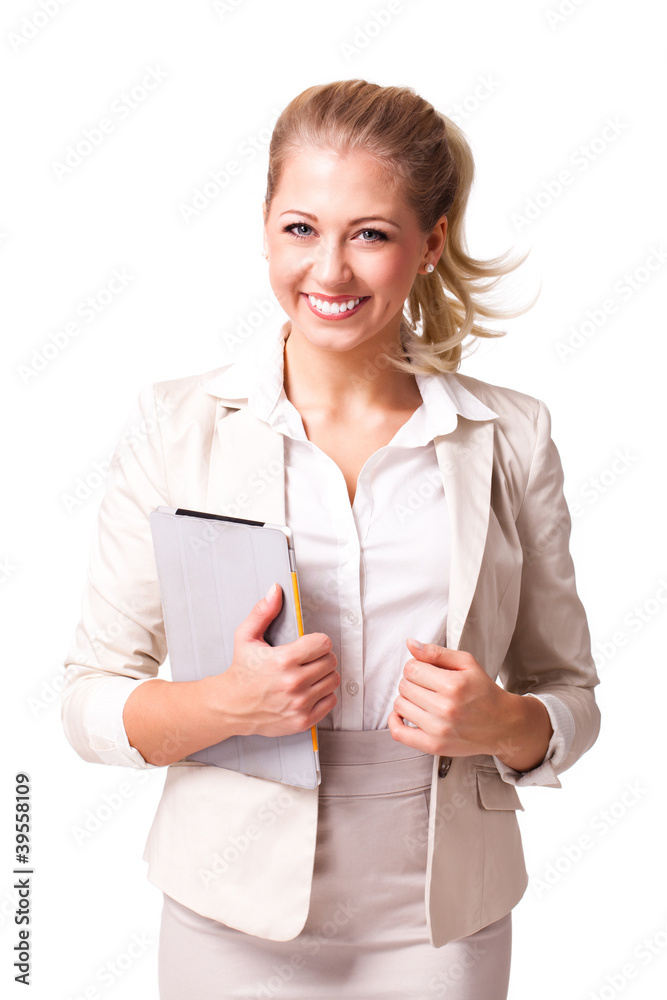 junge moderne Geschäftsfrau