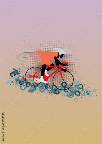 Fototapeta Naklejka Na Ścianę i Meble -  Bicycle background