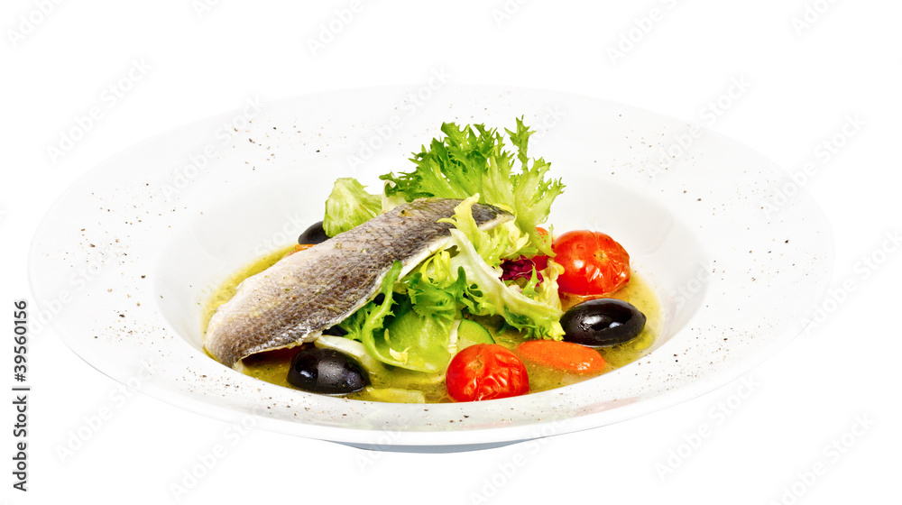 Fish soup with dorado and vegetables Fish soup with dorado and vegetables