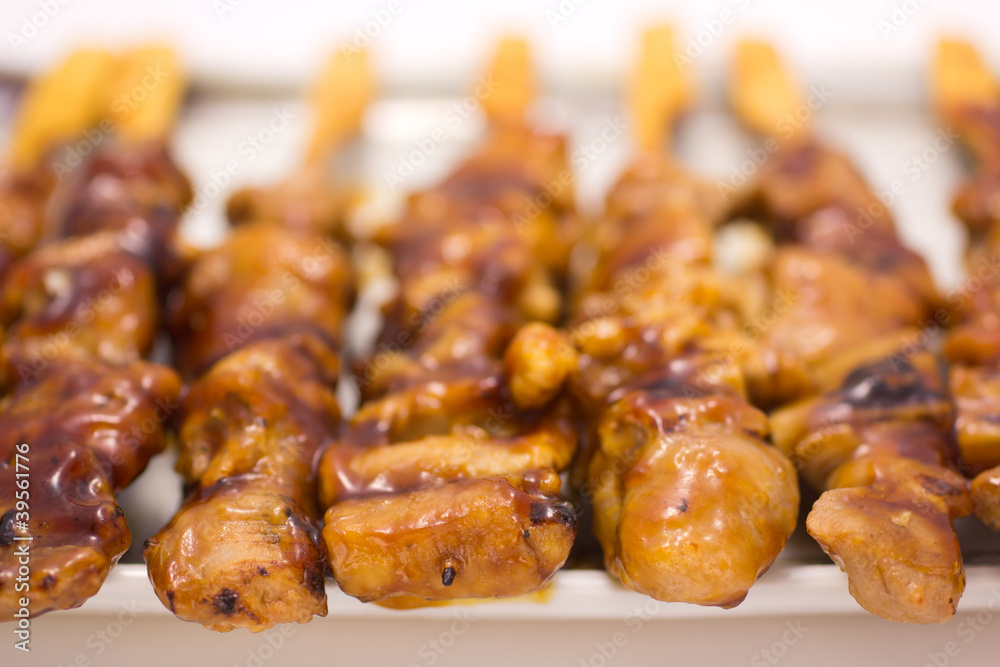 Japanese grilled chicken 'yakitori' Japanese grilled chicken 'yakitori'