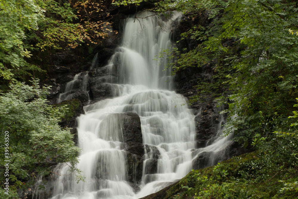 A waterfall in central Ireland