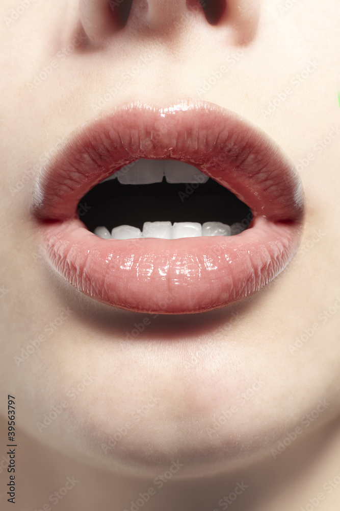 Fototapeta premium lips of a beautyful woman