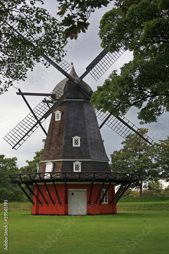 Canvas Print windmill at Kastellet, Copenhagen