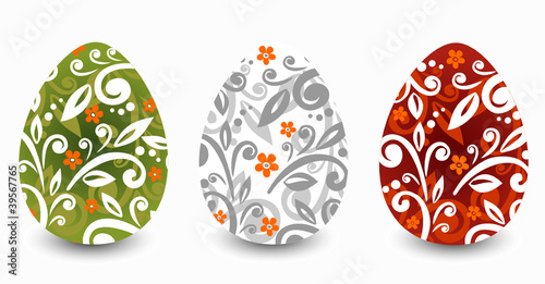 Easter eggs set