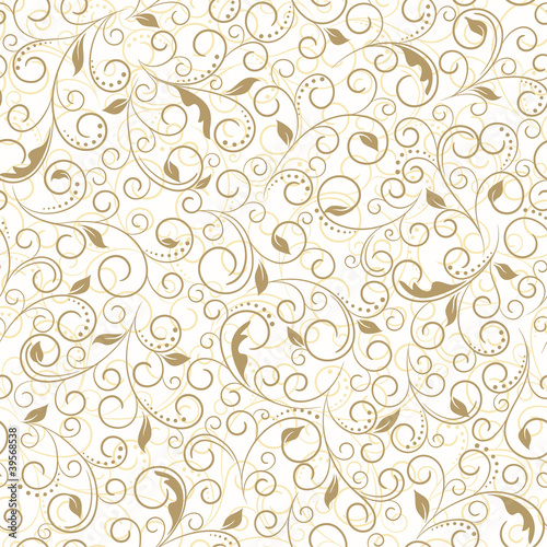 Seamless abstract  floral   background