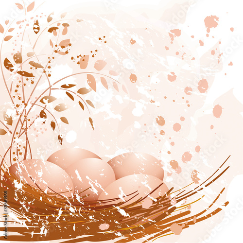 Easter pastel eggs