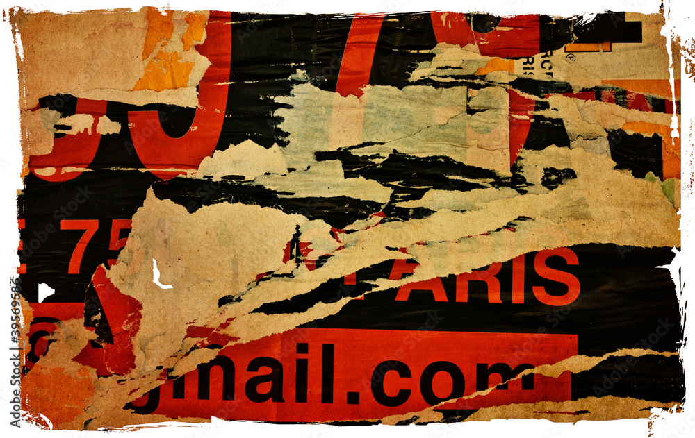 Fototapeta premium Old posters