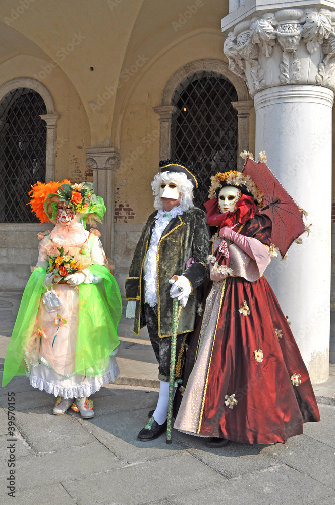 Coppia veneziana 6 e colore- Carnevale Venezia 2012