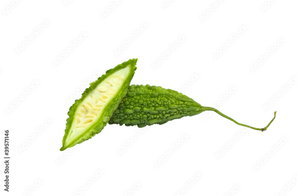 Obraz premium Bitter gourd were cut .