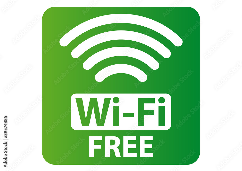 Free Wi-Fi sign Free Wi-Fi sign