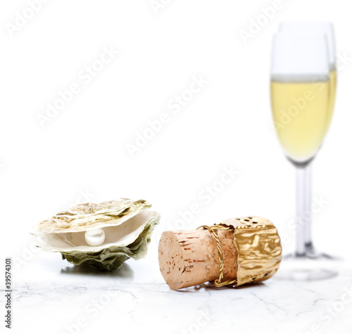 Austern und Champagner