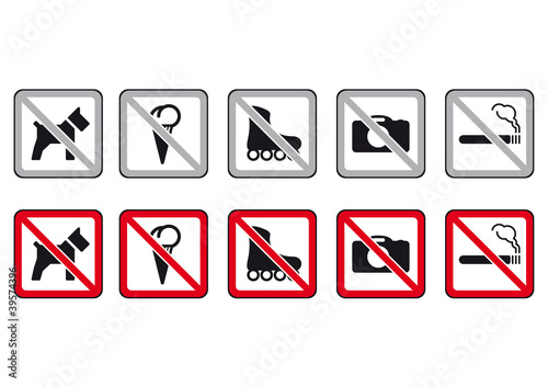 No dogs, no ice cream, no rollers, no photo, no smoking Free Download No dogs, no ice cream, no rollers, no photo, no smoking - GFXLoad