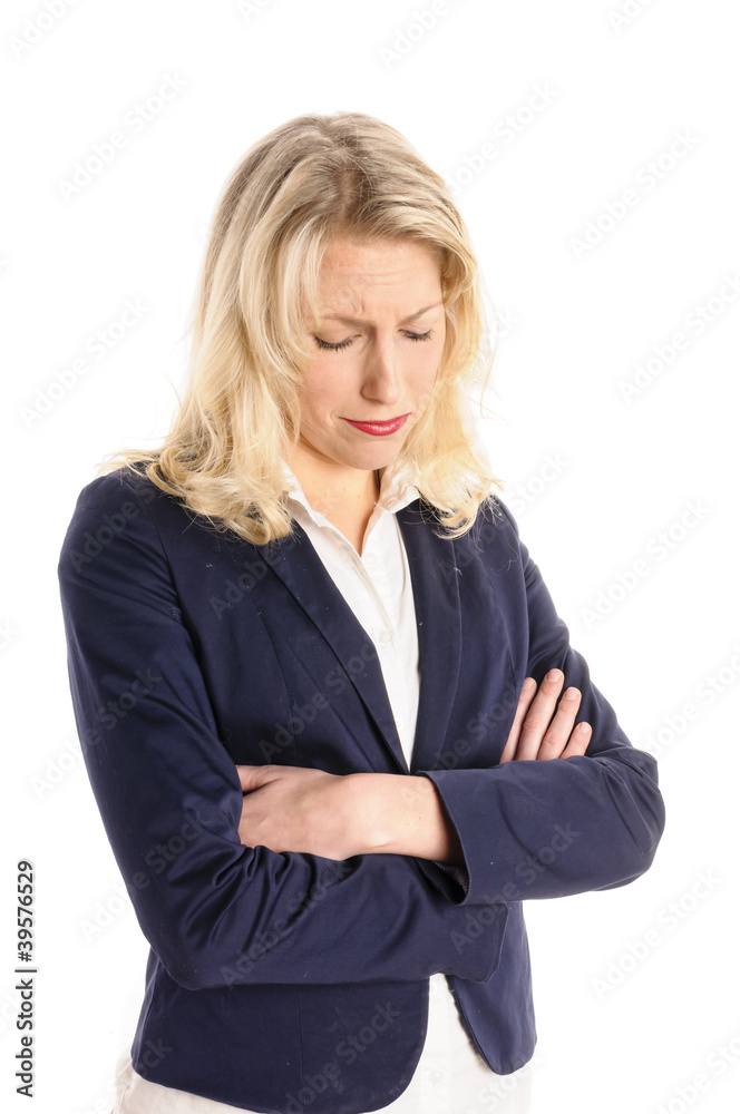 Junge Frau hat Kummer Junge Frau hat Kummer