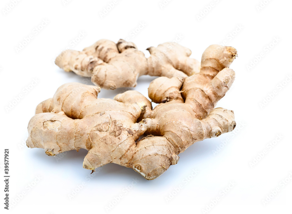 ginger isolated on white background ginger isolated on white background