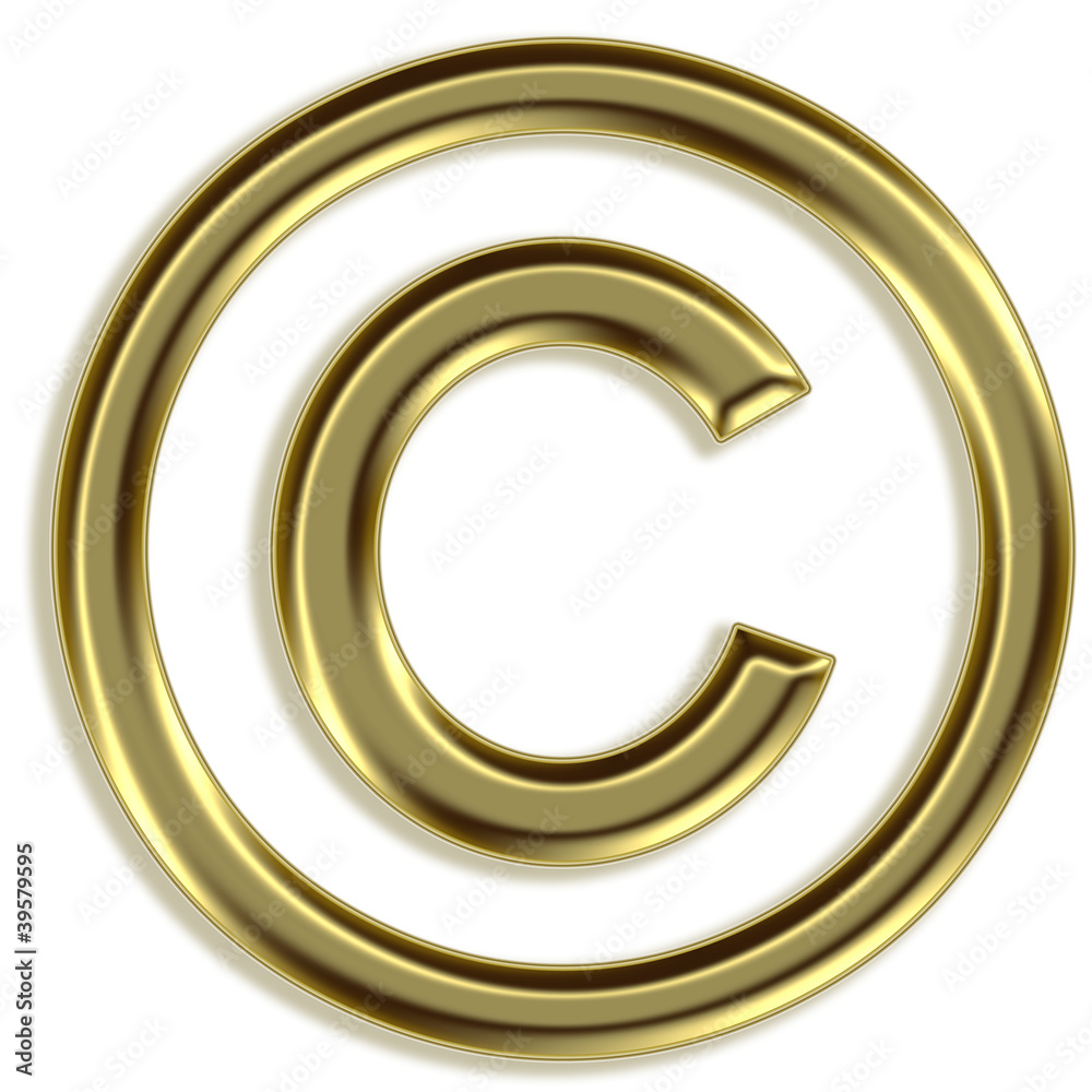 Ícone dourado - copyright Ícone dourado - copyright